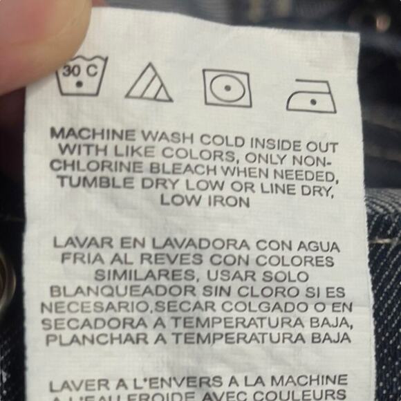 All Around Baby Wrangler Denim Bib Overall Shorts Baby 3-6 Month Western - Picture 7 of 7